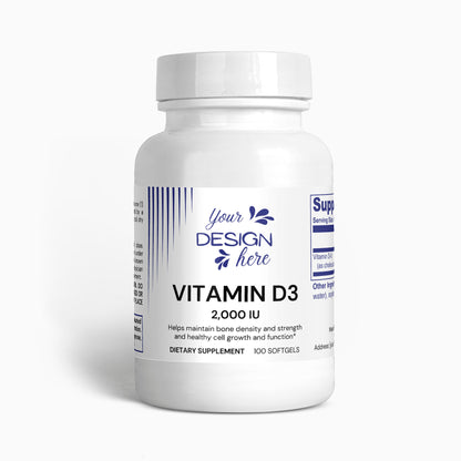 Private Label Dropship - Vitamin D3 2,000 IU