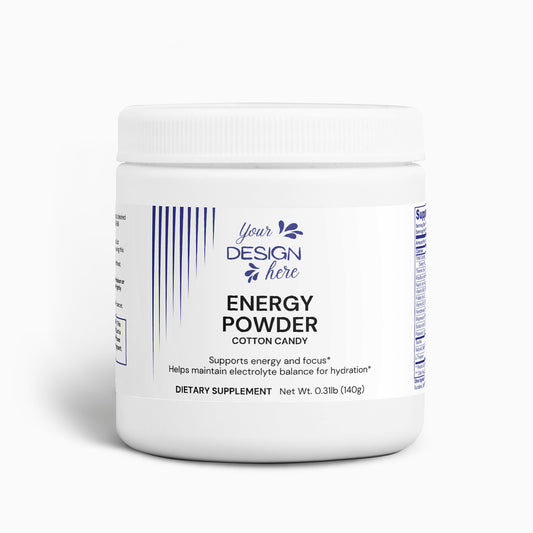 Private Label Dropship - Energy Powder (Cotton Candy)