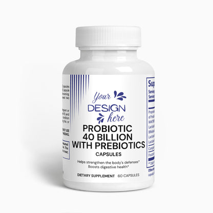 Private Label Dropship - Probiotic 40 Billion with Prebiotics