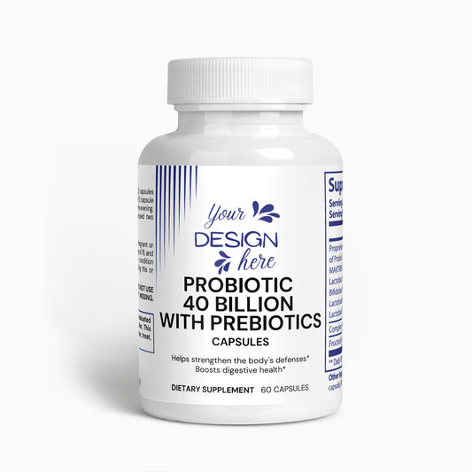 Private Label Dropship - Probiotic 40 Billion with Prebiotics