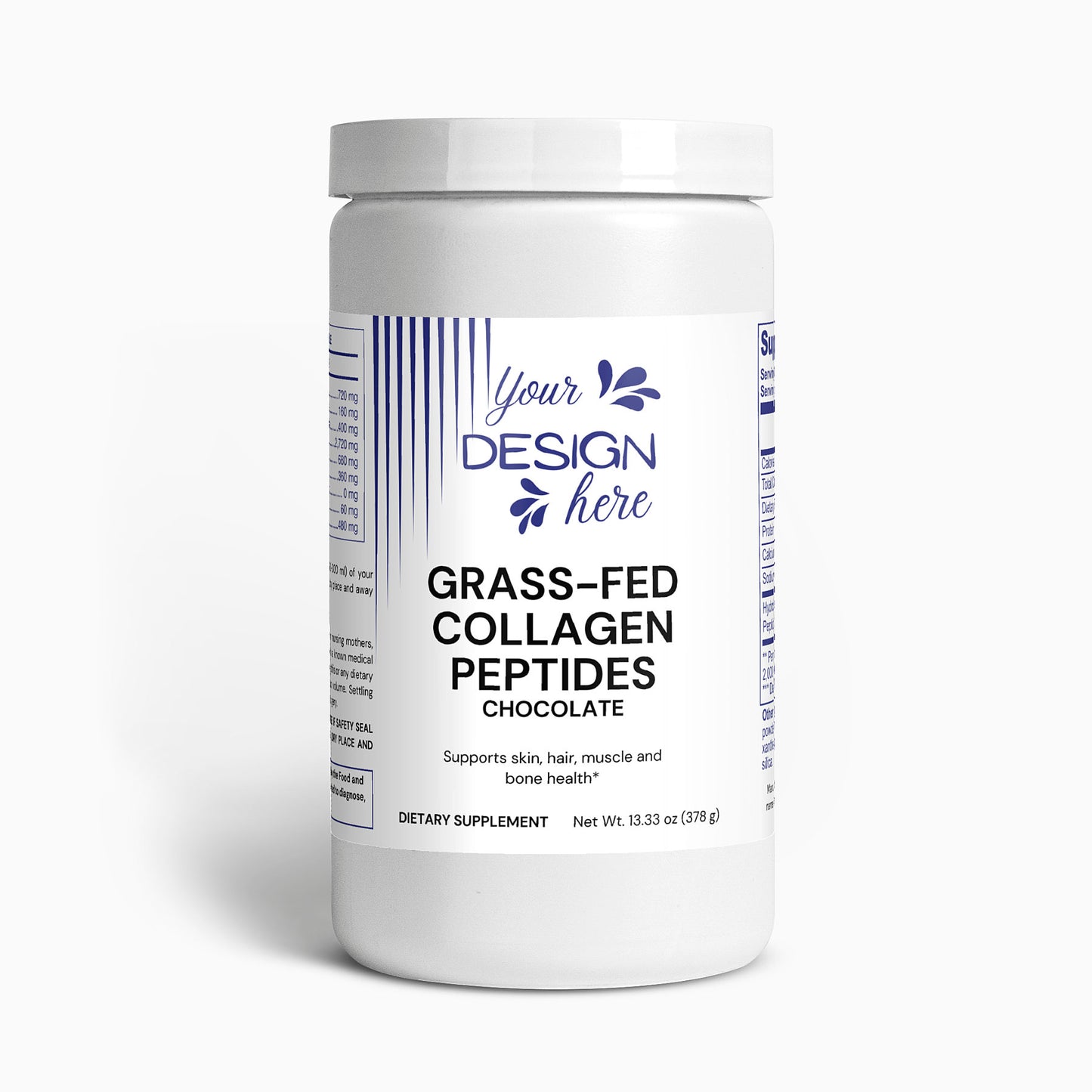 Private Label Dropship - Grass-Fed Collagen Peptides Powder (Chocolate)