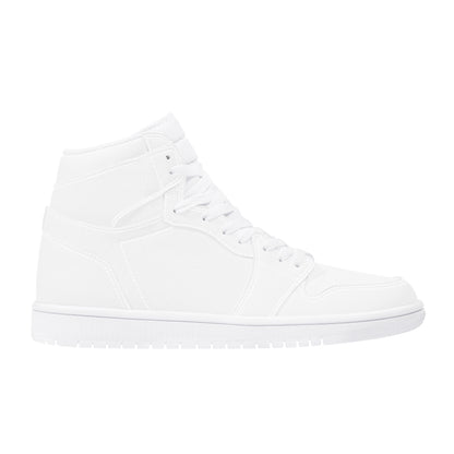 High Top Synthetic Leather Sneaker