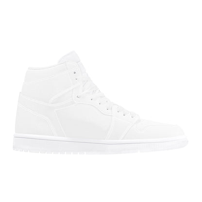 High Top Synthetic Leather Sneaker