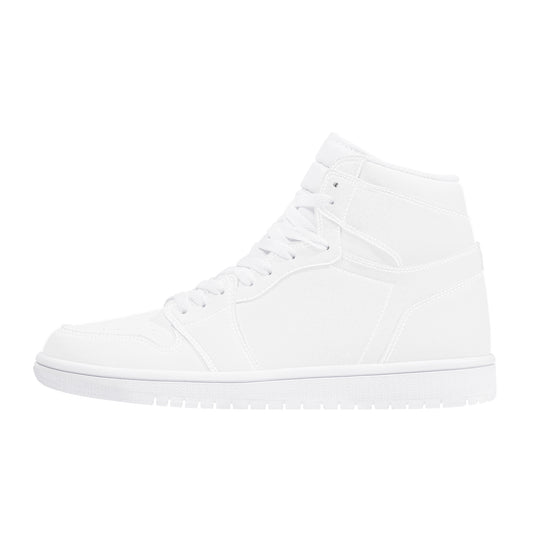 High Top Synthetic Leather Sneaker