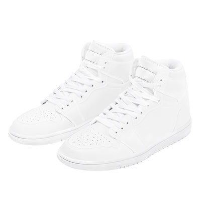 High Top Synthetic Leather Sneaker