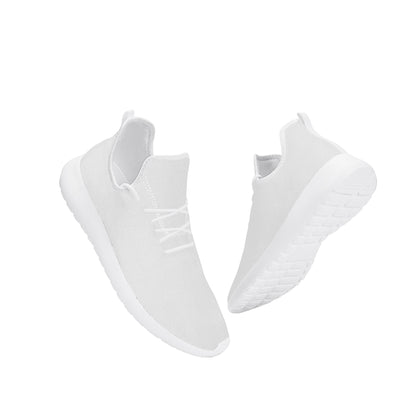 Lightweight Mesh Knit Sneaker - White