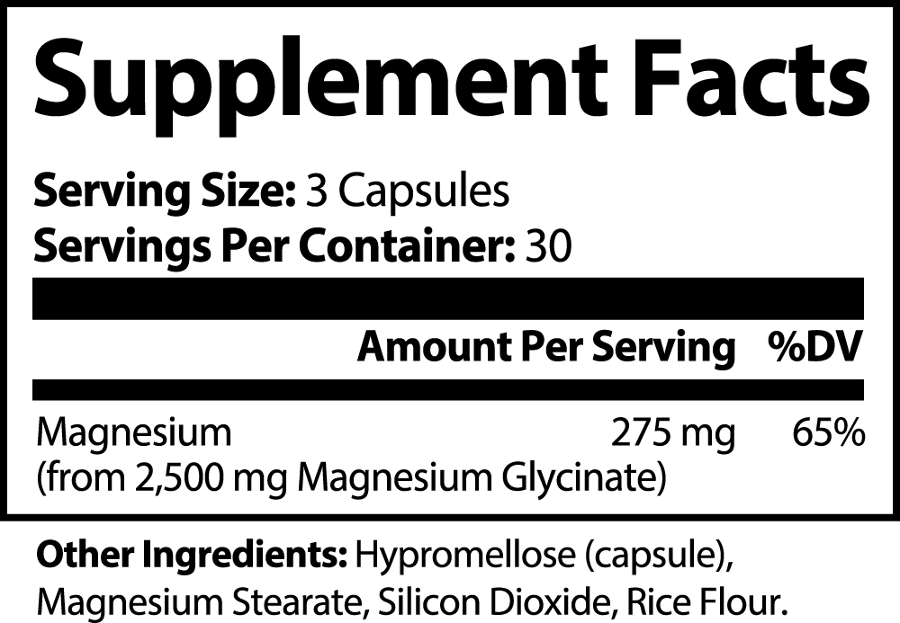 Private Label Dropship -  Magnesium Glycinate