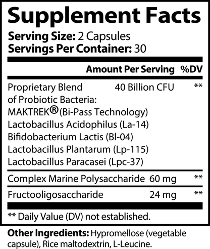 Private Label Dropship - Probiotic 40 Billion with Prebiotics