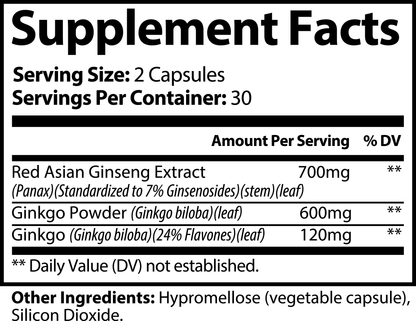 Private Label Dropship - Ginkgo Biloba + Ginseng