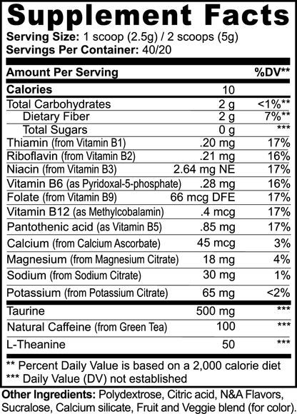 Private Label Dropship - Energy Powder (Fruit Punch)