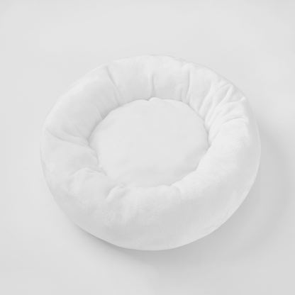 Flannel Round Pet Bed (15X15in)