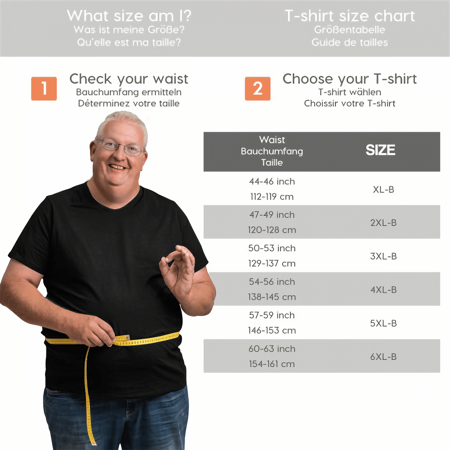 Men's Plus Size T-shirt