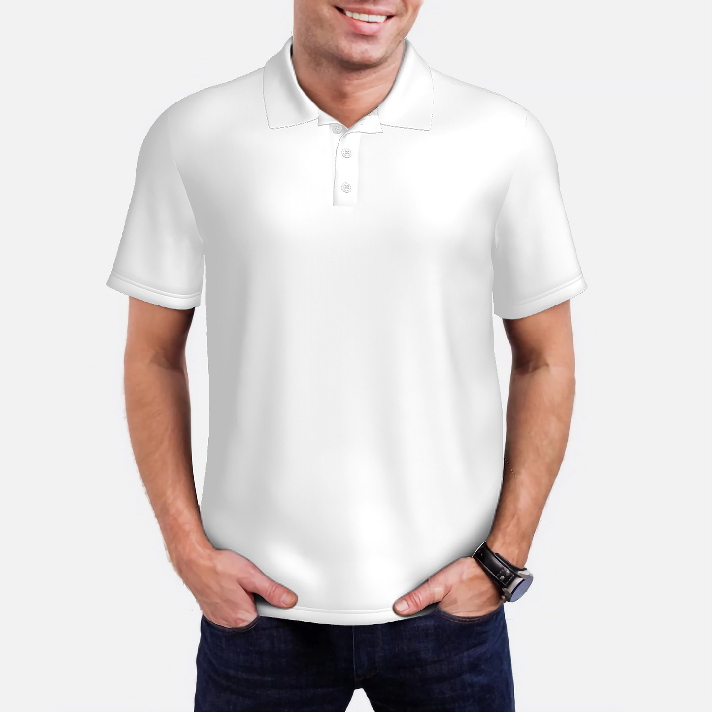 Men’s All Over Print Polo Shirt