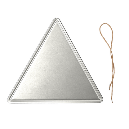 Triangular Steel Cut Out Shape Metal Art Decor