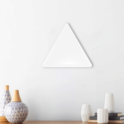 Triangular Steel Cut Out Shape Metal Art Decor