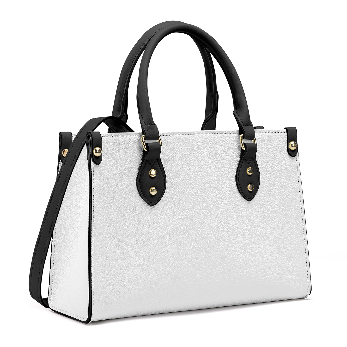 Luxury Women PU Tote Bag - Black