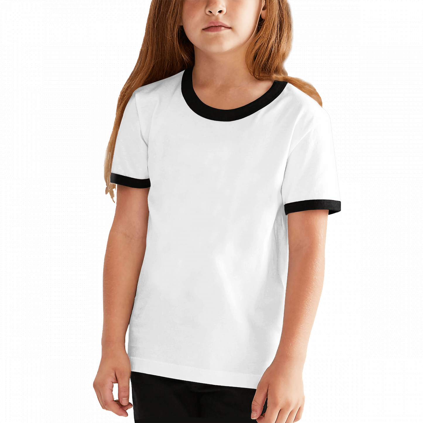 Teen Girls' Contrast Color T-shirt